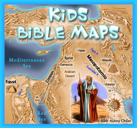 Old Testament Map Of Bible Times