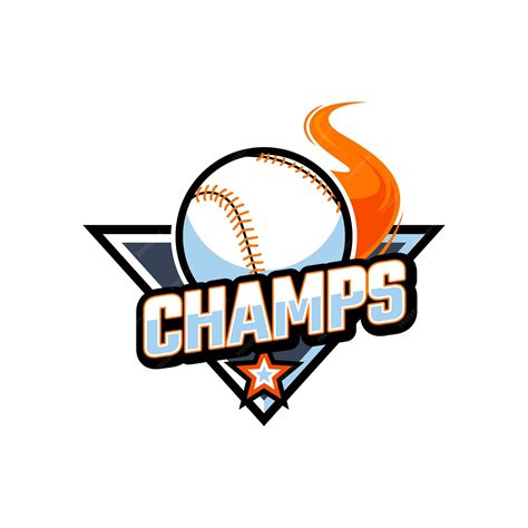 Free Vector Flat Design Baseball Logo Template