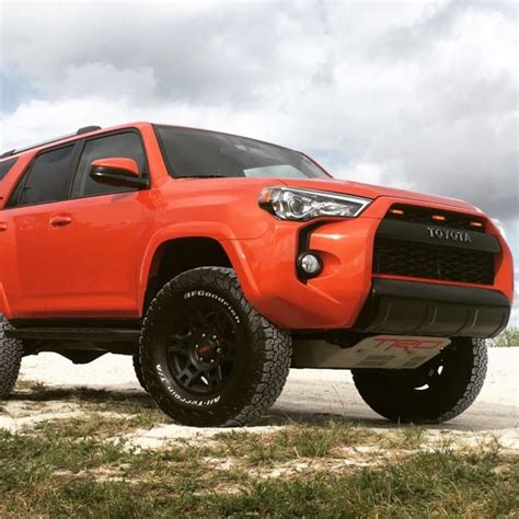 Instead of leather or fabric, toyota uses. 2015 Toyota 4Runner Trd Pro inferno with 2" Toytec lift ...