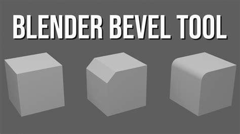 Create Smooth Edges With The Bevel Tool Blender Beginner Tutorial