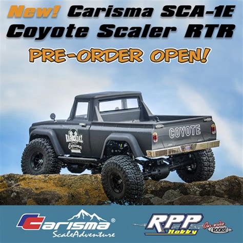 New Carisma Sca 1e Coyote Scaler Rtr Pre Order Open Rccrawler