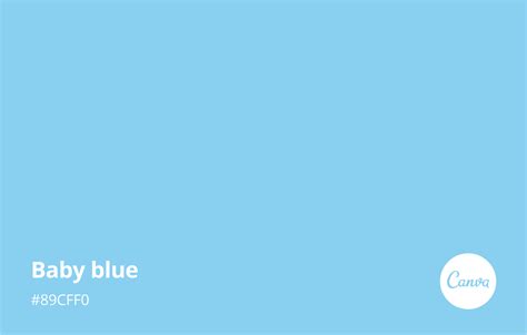 You can scroll down the color chart if you're looking for inspiration, or you can use the following alphabetical navigation to reach a certain color more quickly. Baby Blue Meaning, Combinations and Hex Code - Canva Colors
