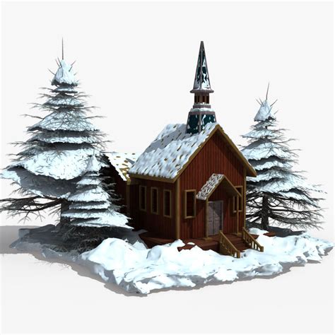Are you looking for snow covered design images templates psd or png vectors files? Snow Covered Wood House 3D | CGTrader