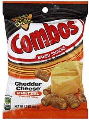 Combos Cheddar Cheese Pretzel Baked Snacks 7 Oz Nutrition