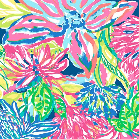 Clip Art Art And Collectibles Lilly Pulitzer Print Inspired Digital