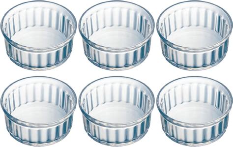 Pyrex Set Of 6 10cm Glass Ramekins Classic Collection Uk