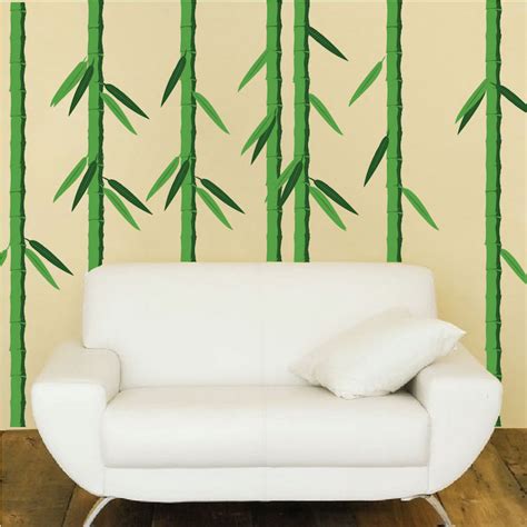 Bamboo Trees Mural Decal Nursery Wall Decal Murals Primedecals