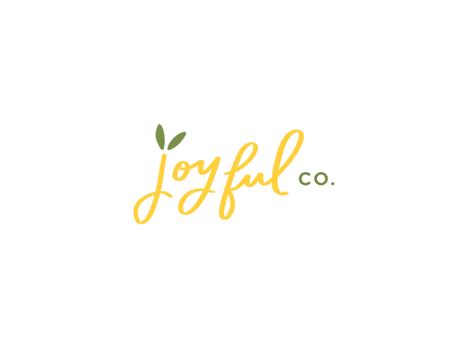 Joyful Logo Inspiration Branding Green Branding Joy Logo