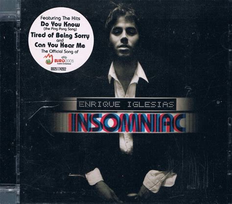 Enrique Iglesias Insomniac 2008 Cd Discogs