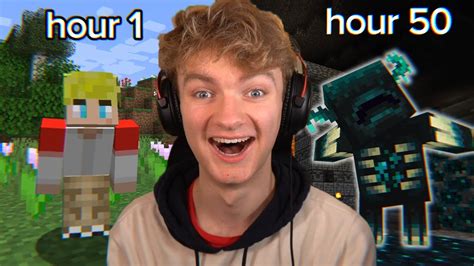 I Spent 7 Days Straight Playing Minecraft Youtube