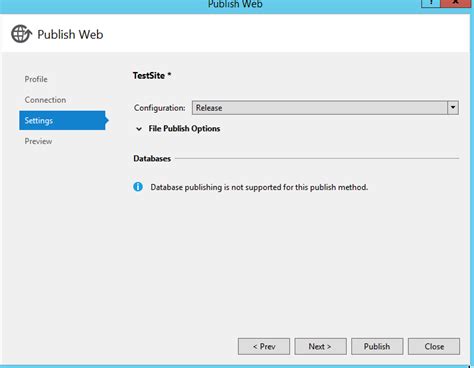 Visual Studio Visual Studio Web Project Publish Not Working Itecnote