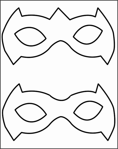 5 Blank Mask Templates Printable Sampletemplatess