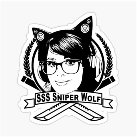Sssniperwolf Essential Sticker For Sale By Naomidouglas Redbubble