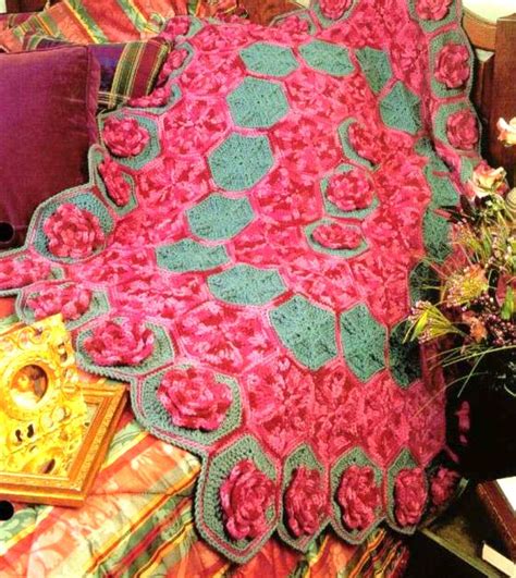 3 Magnificent Ideas Of The Free Crochet Rose Afghan Pattern Vintage
