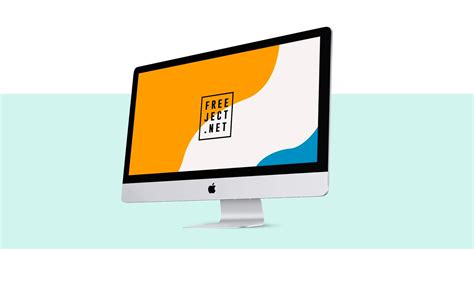 Download Free Download iMac Mockup Template - PSD File