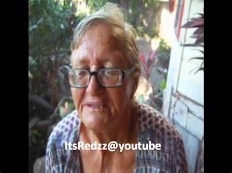 Jamaicans Are Funny White Jamaican Granny Loves Yam Pork Youtube