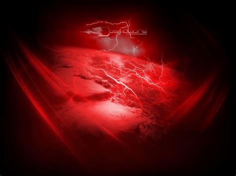 Cosmoware Red Lightning Storm By Cosmoware Design On Deviantart