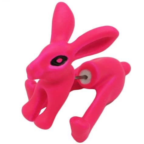 Fake Plug Rabbit Neon Fake Studs Ear Clips Earcuff Ear Cuff Plug
