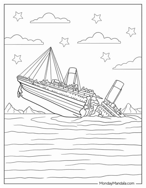 22 Titanic Coloring Pages (Free PDF Printables)