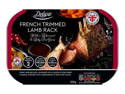 The hairy bikers demonstrate how to french trim a rack of lamb. Deluxe French Trimmed British Lamb Rack With a - www.lidl ...