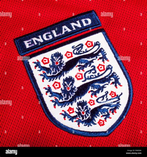 London Uk October 19th 2015 The Three Lions On An England Stock