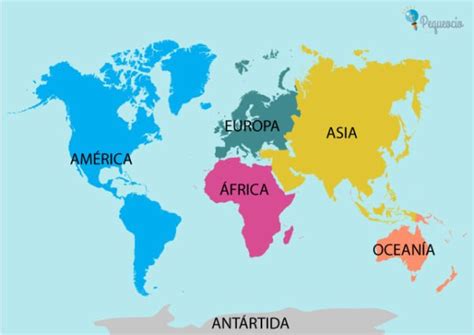 ¿cuántos Continentes Hay En El Mundo Mapa Y Respuestas Sobre Los
