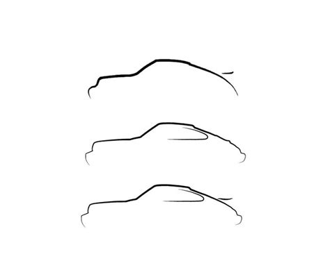 porsche single line silhouette drawing - Buscar con Google | Sketches