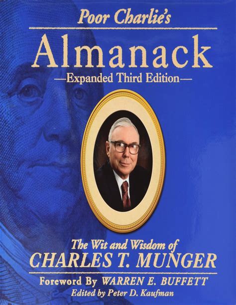 Sách Poor Charlies Almanack The Wit and Wisdom of Charles T Munger by Charles T Munger