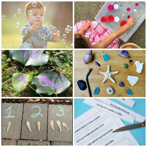 44 Preschool Outdoor Learning Ideas