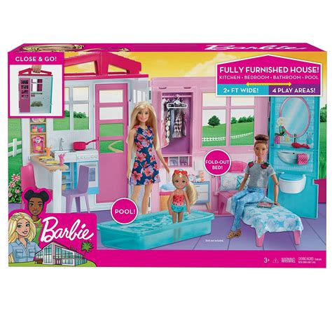Barbie Doll House Playset Multicolor Square Imports