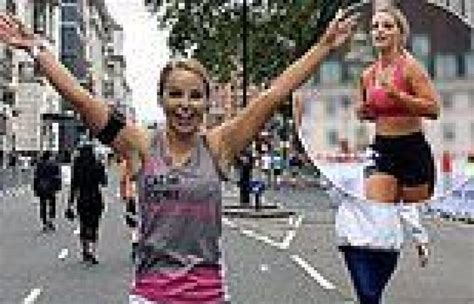 Katie Piper Is In High Spirits As She Completes The Asics London K Run For