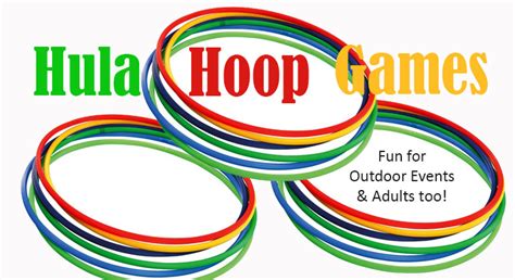 6 Hula Hoop Games Party Game
