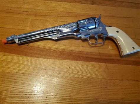 Vintage Hubley Colt 45 Toy Cap Gun Six Shooter Revolver Antique