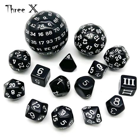 Fast Free Shipping Deesen Pieces Complete Polyhedral Dnd Dice Set D D Spherical Rpg Dice