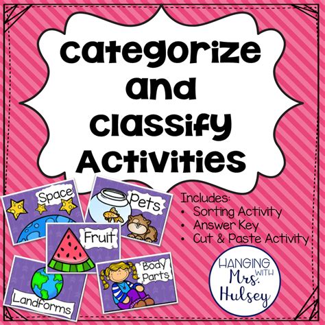 Categorize And Classify Activities My Wordpress