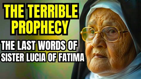 The SHOCKING truth revealed by Lucia of Fatima about the THIRD SECRET