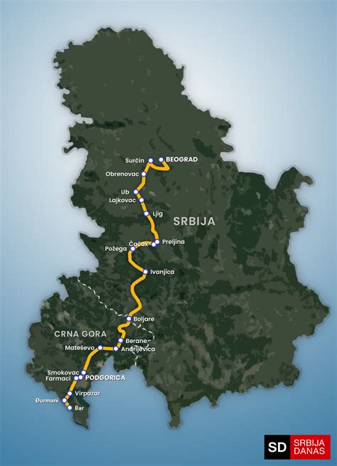 Auto Karta Srbije I Crne Gore Mapa Makedonije Minimalis Emika Kinjou