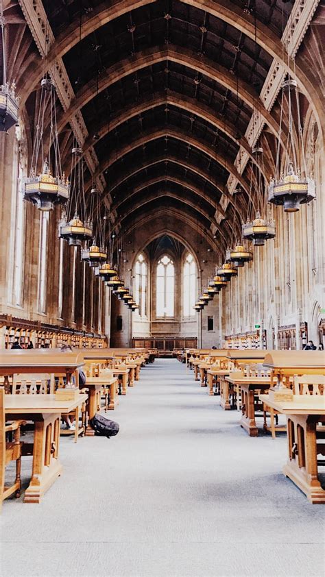The Reading Room In Suzzallo Library At The University Of Washington