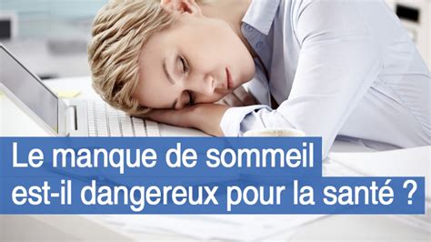 Manque De Sommeil Et Santé Doctissimo Une Vidéo Psychologie Doctissimo