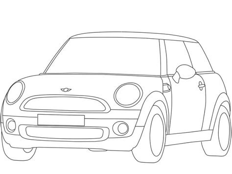 Dibujo Para Colorear Un Coche Mini Auto Mini Car Coloring Page Sexiz Pix