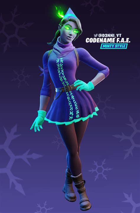 D3nni Fortnite Skin Concept Snowbell Fanmade