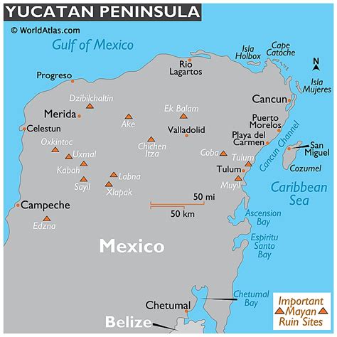 Yucatan Peninsula Worldatlas