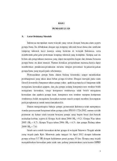 Top PDF Peta Zonasi Gempa Di Permukaan Tanah Tahun 2007 123dok Com