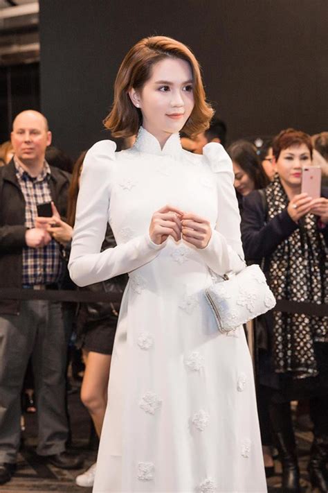 Ngọc trinh, ho chi minh city, vietnam. Ngọc Trinh và những lần diện áo dài trắng