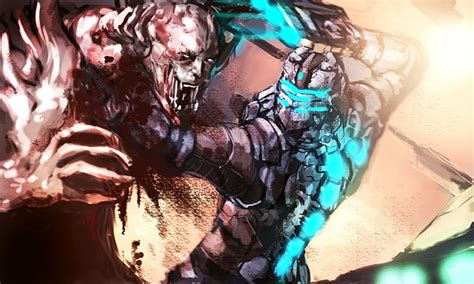 Online Crop Hd Wallpaper Horror Fan Art Dead Space Isaac Clarke