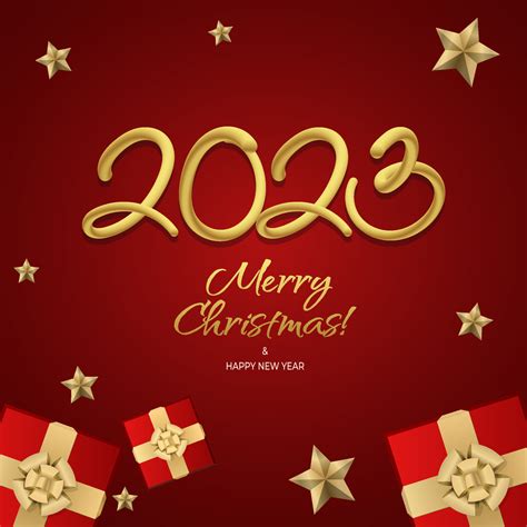 Happy New Year Greeting Vector Templates Merry Christmas Design Greeting Text With