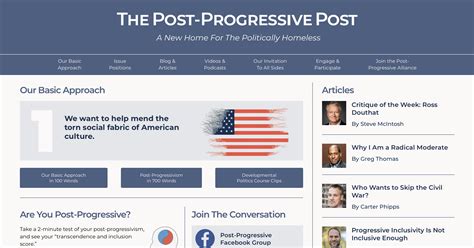 Why I Am A Radical Moderate The Post Progressive Post