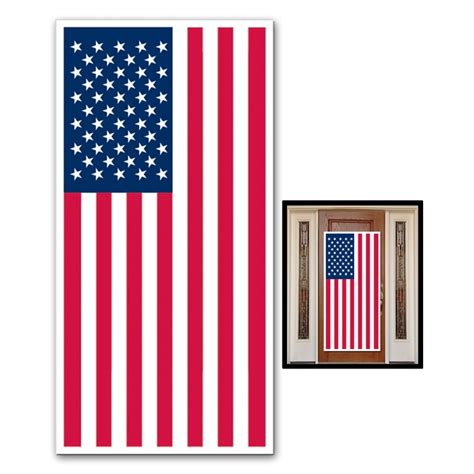 The Holiday Aisle® Patriotic American Flag Door Mural Wayfair