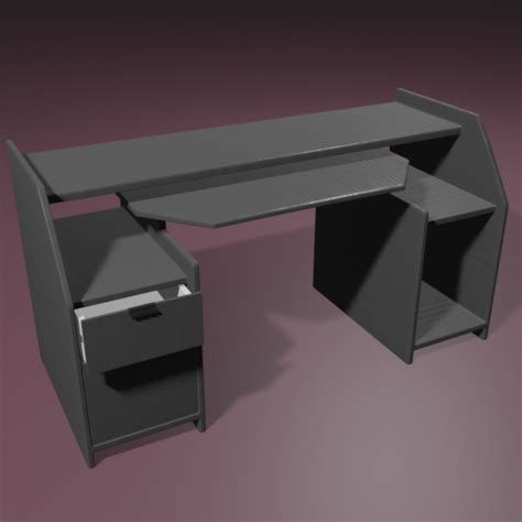Blenderkit Download The Free Computer Desk Model