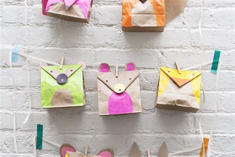 8 Diy Ways To Dress Up A Plain Paper T Bag Paper Bag Crafts